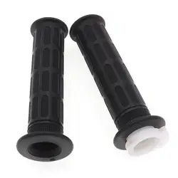 1 Pair Motorcycle Handlebar Grips 22mm Handlebar Throttle Handle Grips For ATV Quad Dirt Bike