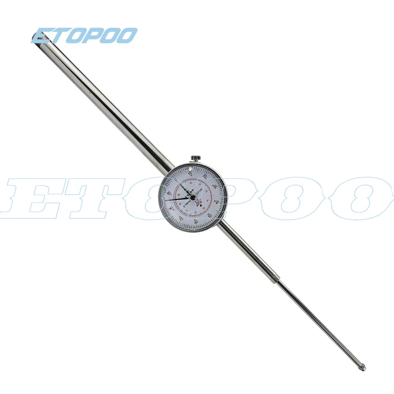 0-100mm 0.01mm Large Dial Indicator White Dial 0-100mm/0-50mm Reading large size indicator level gauge measuring tools