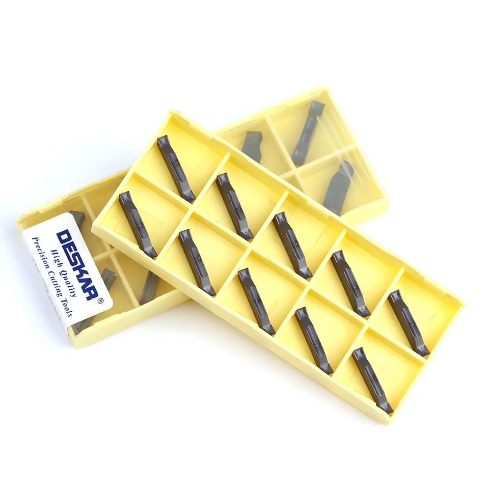 Imagem -05 - Deskar Inserção de Carboneto 100 Tdc200 Tdc300 Tdc400 Lf6018 2.0 mm 3.0 mm 4.0 mm Inserção Entalhe para Torno de Metal Cnc Cortador
