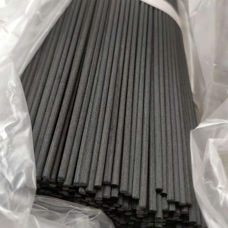 3mmx30cm Black Fiber Rattan Stick for Reed Diffuser Aroma Essential Oil Air Freshener Thick Fiber Reed Sticks