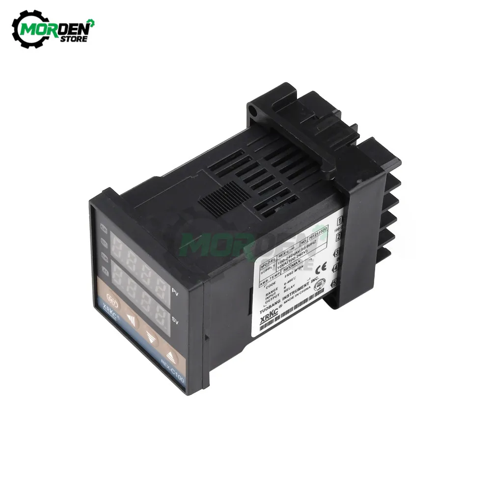 110V a 240V 0-400 gradi Digital PID regolatore di temperatura allarme REX-C100 K uscita relè Dropship