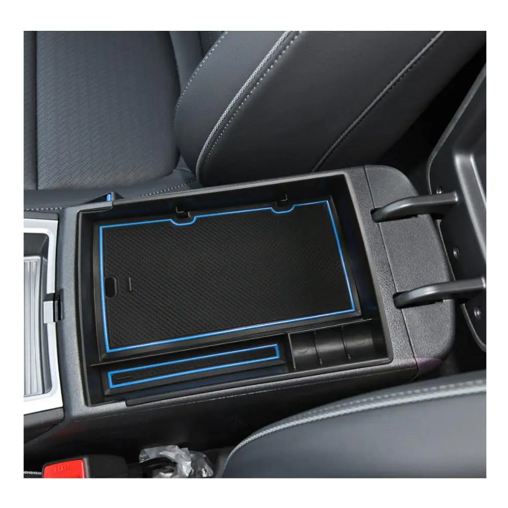 RUIYA-Caja de almacenamiento para apoyabrazos de coche para Kona Elektro/Kona EV 2020, recipiente de Control Central para coche, accesorios de almacenamiento Interior