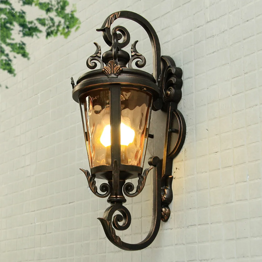 

Energy SaverOutdoor wall lamp European type waterproof rain proof outdoor aisle light villa entrance lamp courtyard view terrace