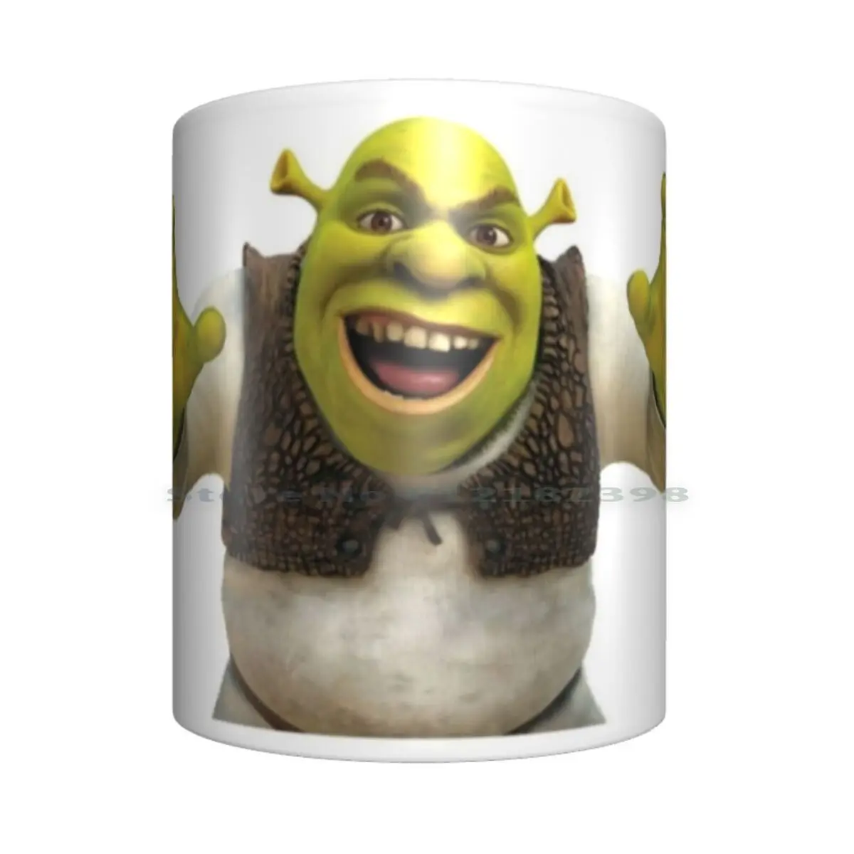 Shrek Is Love Shrek Is Life Ceramic Mugs Coffee Cups Milk Tea Mug Shrek Ogre Meme Creative Trending Vintage Gift Bottle Cup