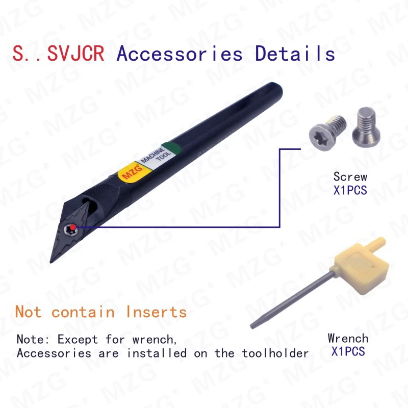 MOSASK S10K-SVJCR11 Metal Cutter Boring Shank Cutting Internal Holders SVJCR CNC Lathe Inner Hole Turning Tools