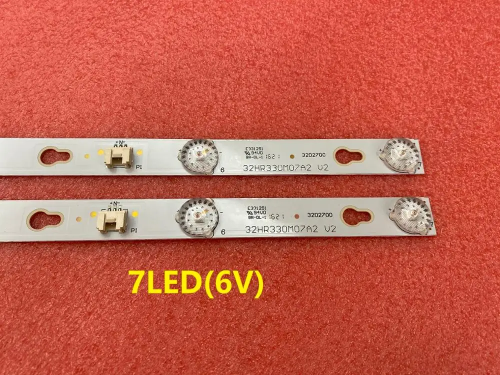 2pcs LED Backlight strip for TELEFUNKEN TF-LED32S19 TCL 32S3750 32S3800 32HR330M07A2 V2 LVW320CSOT 32D2700 YHA-4C-LB320T-YHL