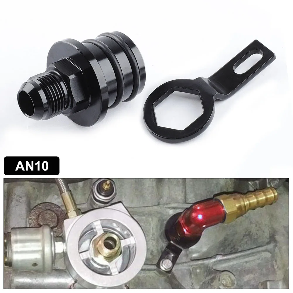 

AN10 алюминиевый черный Задний блок передних фитингов адаптер подходит для Honda Acura B серии B16 B18 B20