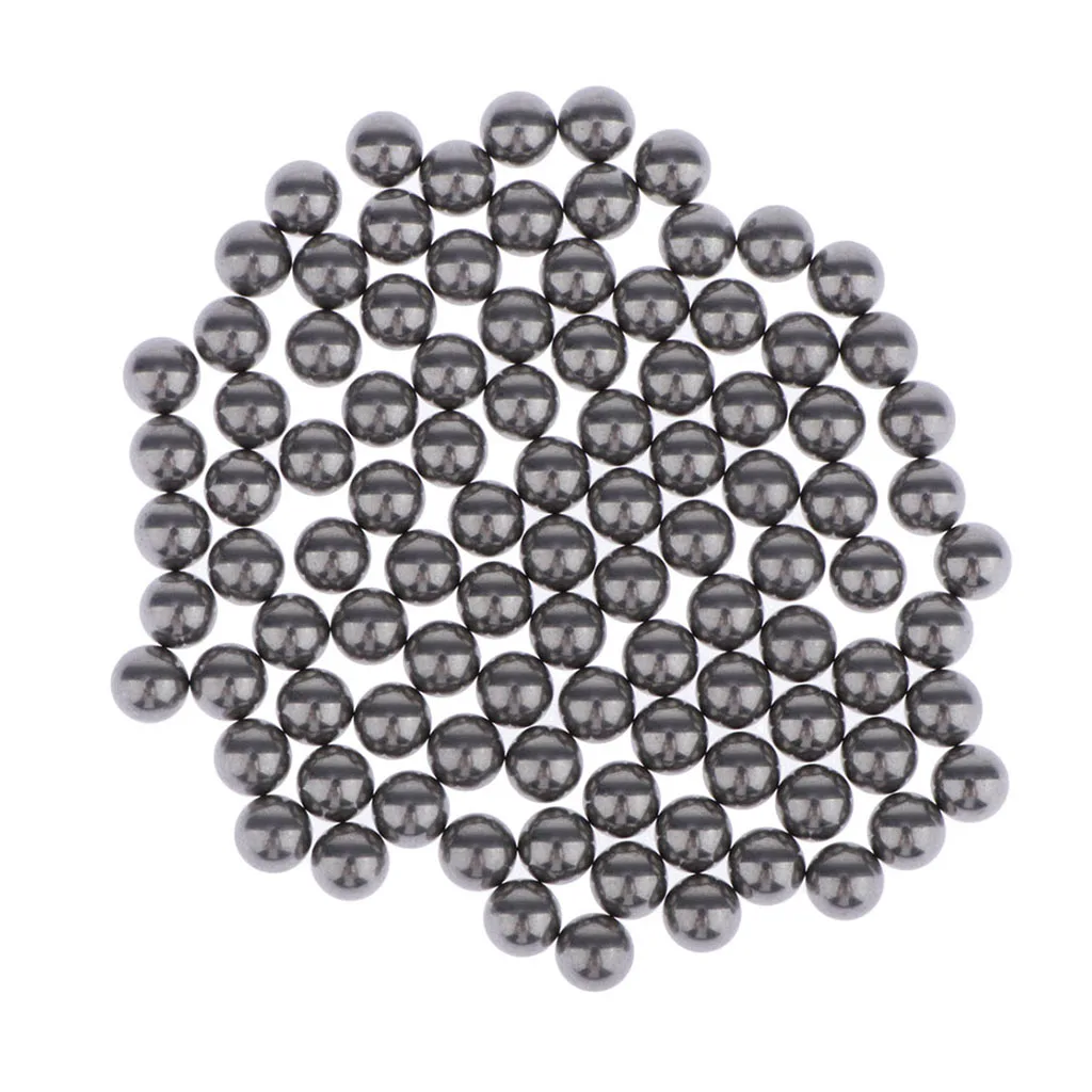 100pack 5mm Round Stainless Steel Mini Paint Mixing Balls Model Supplies Nail Polish Mixing Agitator Balls