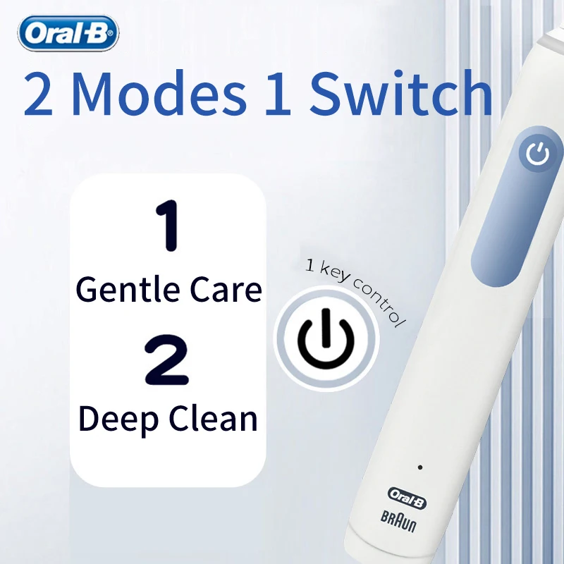 Oral-B Pro2 2000 3D Sonic-rotation Smart Electric Toothbrush Recharge Oral-B Replace Nozzles Timer Brush Pressure Sensor 2 Modes