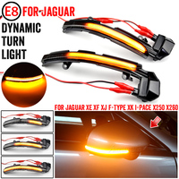 Fit for Jaguar XE XF XJ F-TYPE XK XKR I-PACE X250 X260 Dynamic Blinker Indicator Mirror Turn Light Signal