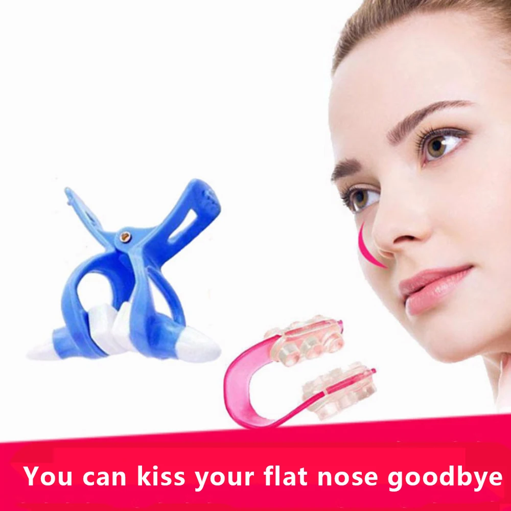 1/2Pcs Massager Care Nose Up Shaping Shaper Lifting + Bridge Straightening Beauty Clip Beauty Care Nose Up Beauty Tools