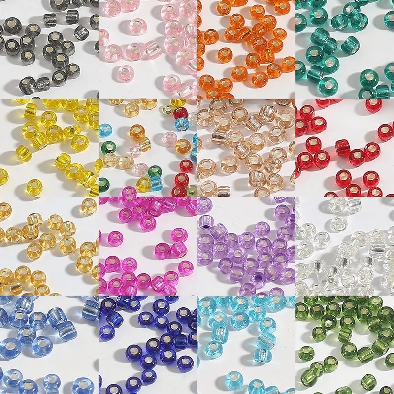 2/3/4mm Charm Czech Glass Seed Spacer Beads For DIY Bracelet Necklace Jewelry Making Loose Beads Accessories