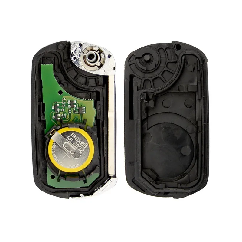 315MHz/433Mhz PCF7941 Chip Uncut HU101 Blade Flip Folding Remote Car Key Shell Fob for Land Rover Range Rover LR3 Discovery