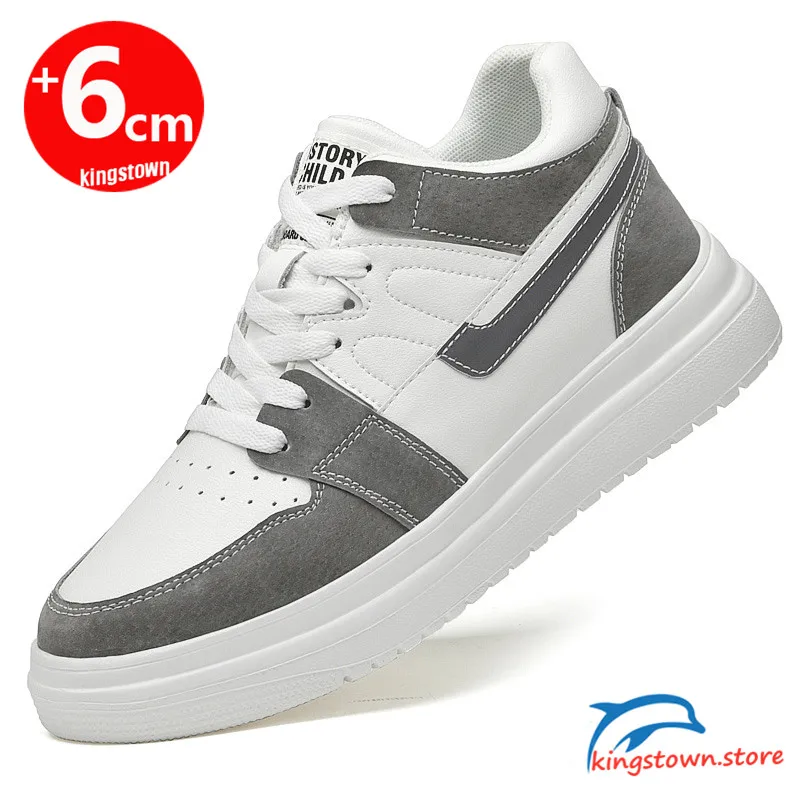 

Sports Sneakers Man Elevator Shoes Height Increase Insole 6cm Taller Men Leisure Fashion Shoes