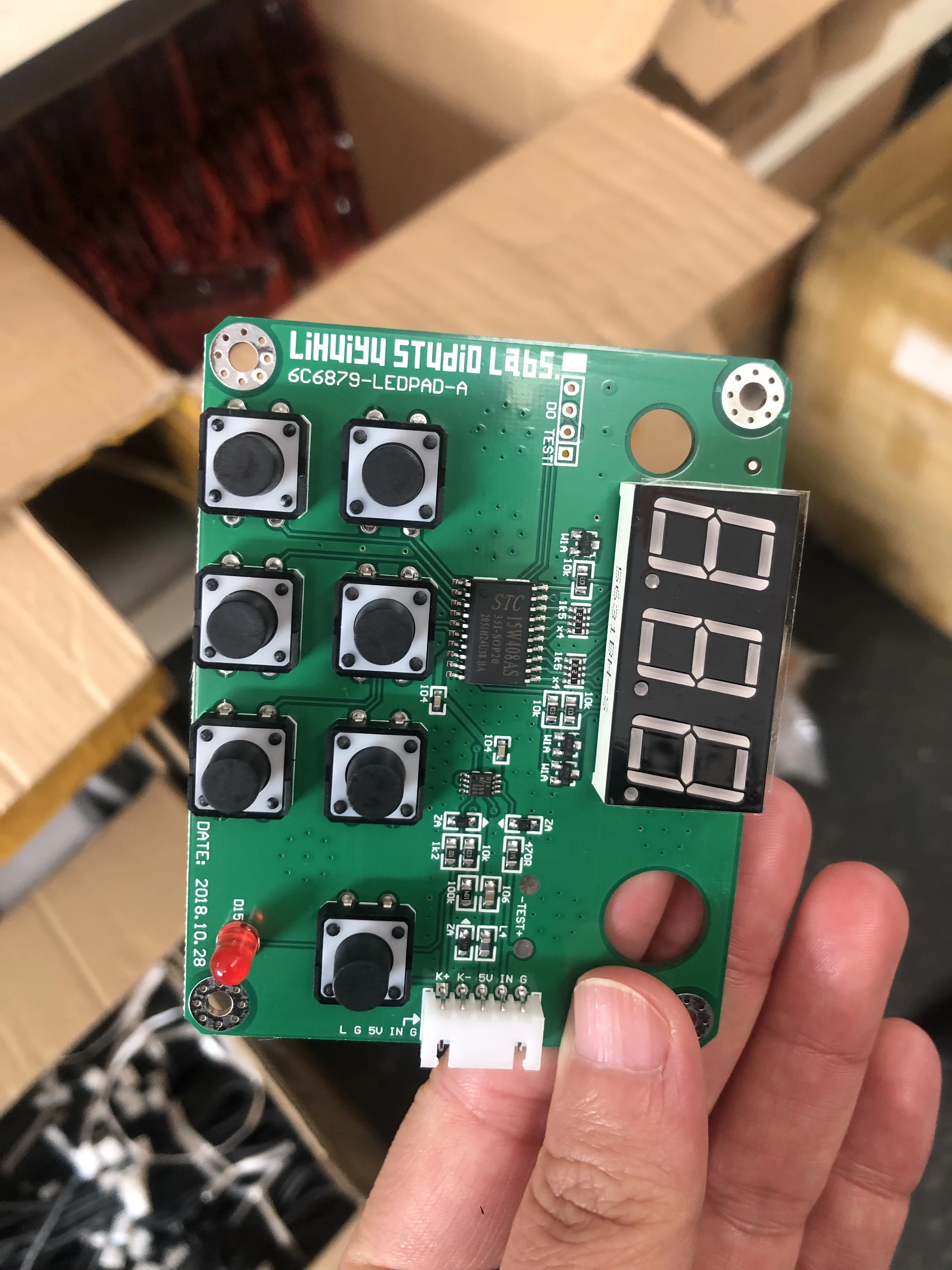 

LIHUIYU Control Panel Board For M Mother Board M2 Nano Co2 Laser Engraving Cutting Machine Engraver Cutter 2030/3040/4060