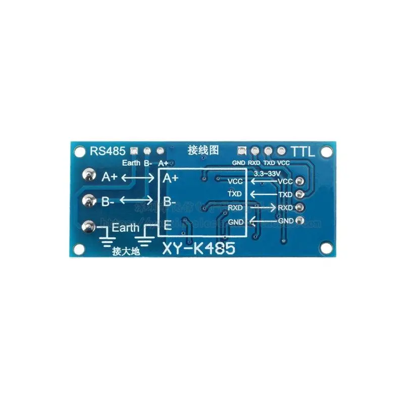 Ttl para rs485 módulo rs485 conversão mútua para ttl sinal mcu porta serial ampla tensão