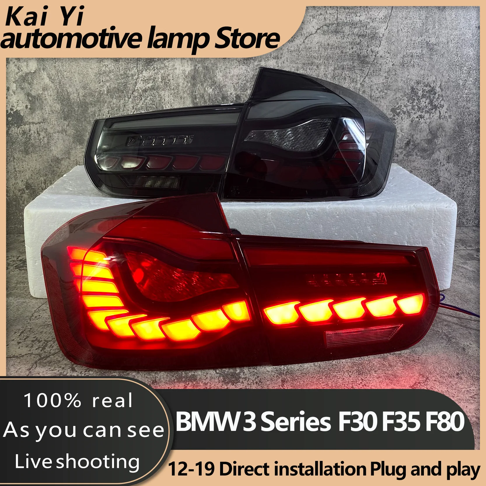 Car Styling for F30 Tail Lights 2013-2019 F80 M3 LED Tail Lamp M4 Design led tail light 320 325i LED DRL Signal auto Accessories