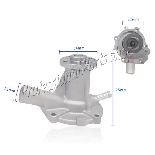 Imagen 2 del producto Bomba de agua 15534-73030 para Kubota, D750, D850, D950, V1100, V1200, Z500, Z600, B5200D