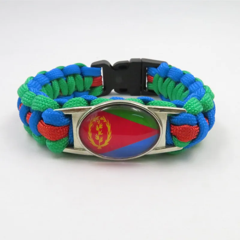 Love Eritrea Bracelet Handmade Charm Eritrea Bracelets & Bangles For Women And Men Jewelry Freindship Lovers Gift