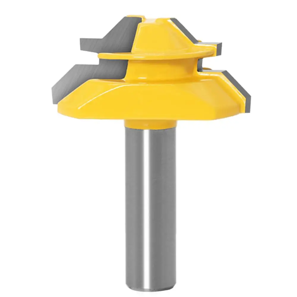 Imagem -06 - Roteador Bits Conjunto com 45 Graus Glue Joint Lock Miter Pcs Woodworking Cutter Tools Glue Joint Grupo Tenon Cutter