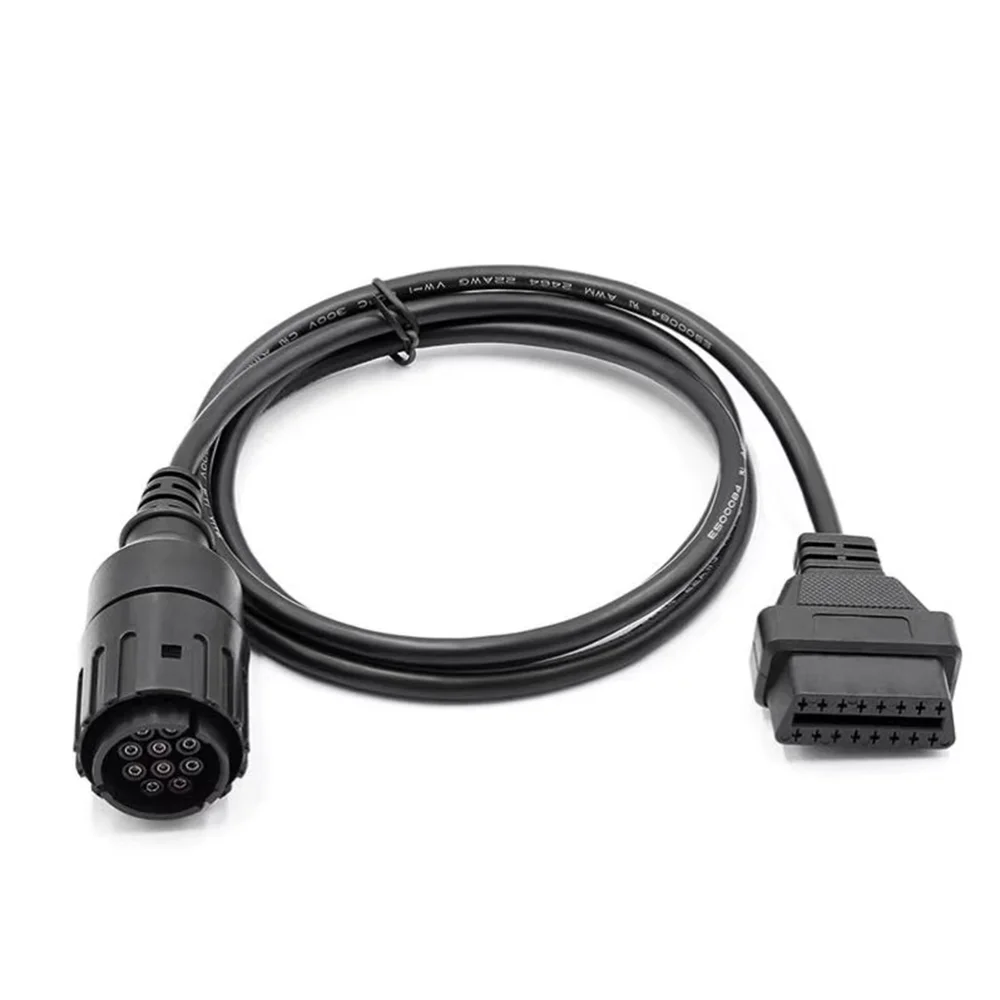 For BMW Motorcycles ICOM D 10PIN Extension Cable to 16Pin OBDII Diagnostic Cable Motobikes I-COM A2 OBD2 Diagnostic Cable