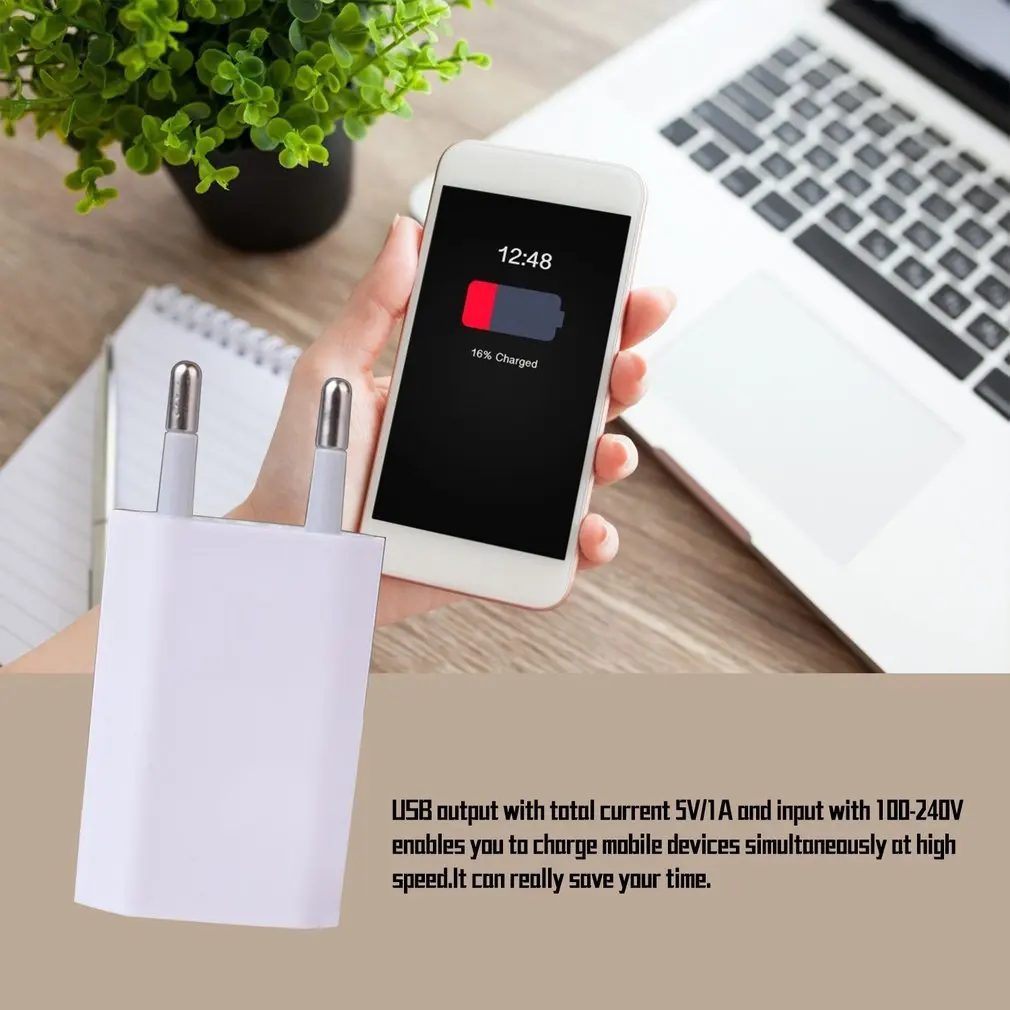 Сетевое зарядное устройство с кабелем USB, для путешествий, адаптер питания с разъемом USB C, кабель 500 мА, адаптер питания с европейской вилкой, совместимый с планшетом и телефоном, быстрое зарядное устройство