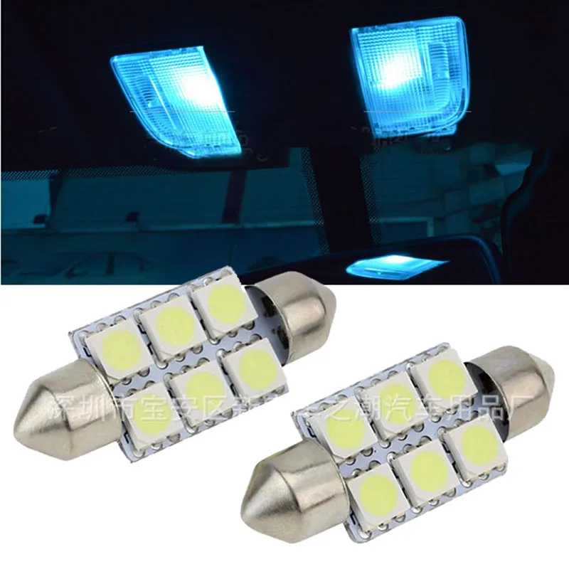 2Pcs 36Mm C5W 6 Ice…