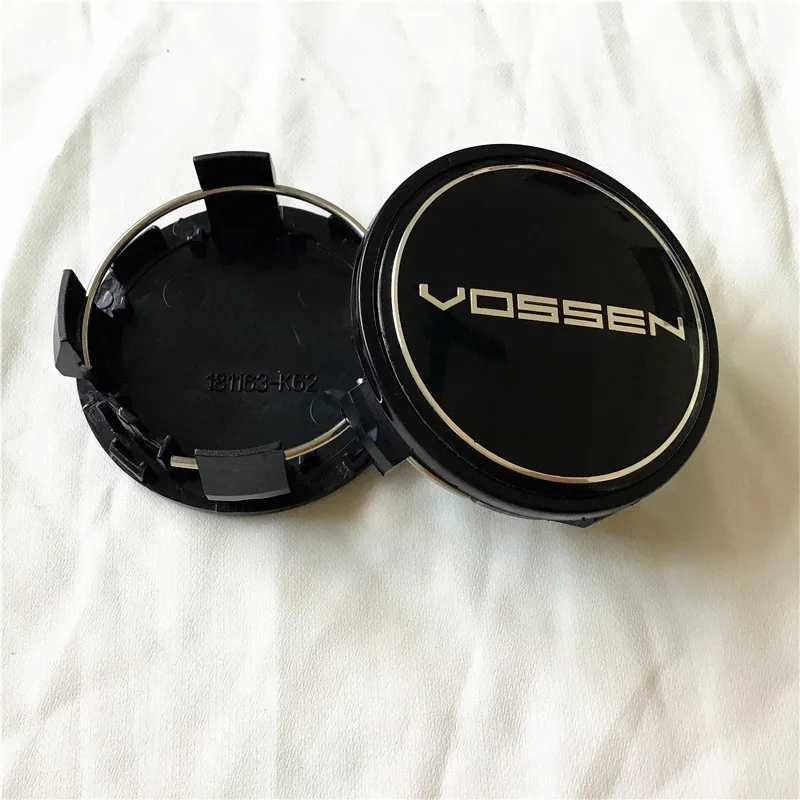 4pcs 62mm For VOSSEN Logo  Emblem   Car Wheel Center Cap Hubs Emblem Badge Auto Styling Dusproof Decal Cover