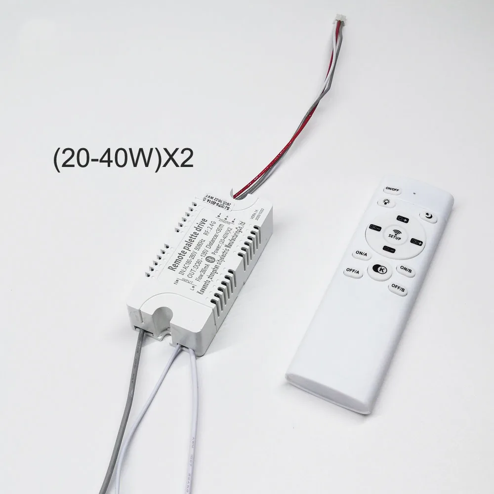 APP control LED transformer remote palette drive (20-40W)X2 (40-60W)X2 dimmable LED driver be used in chandeliers etc.