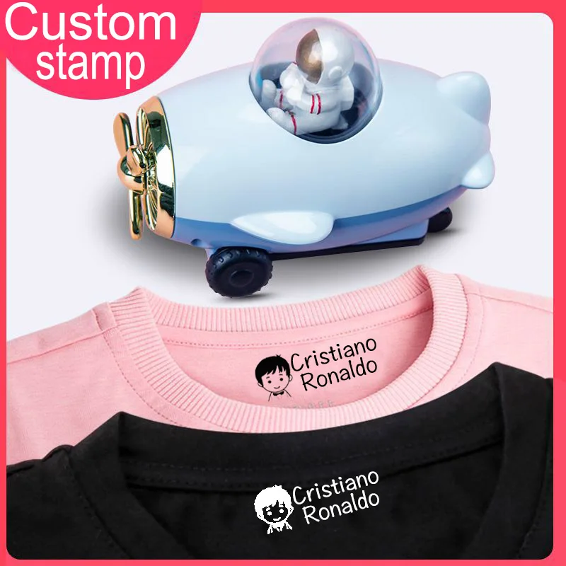 Custom-Made Stamp Baby Boys Girls DIY Toys For Children Customized Sticker Name Seal Student Clothes Chapter No Fade Security 07