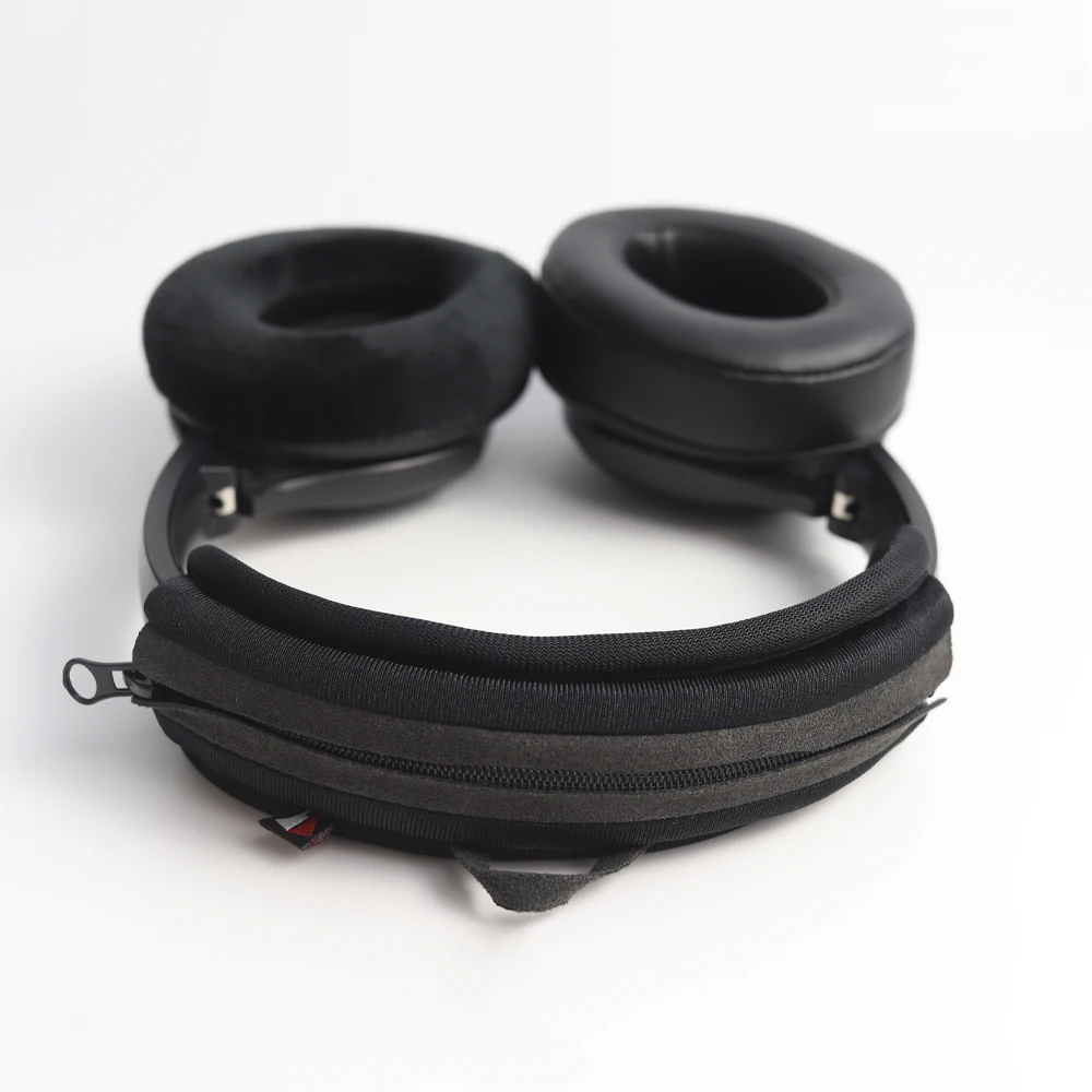 Eartlogis substituição earpads pára-choques para taotronics TT-BH060 fone de ouvido peças earmuff capa almofada copos travesseiro cabeça cabeça feixe
