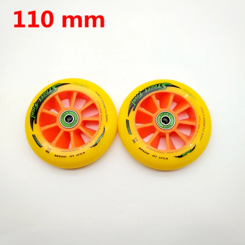 Scooter wheel  skate wheel 110mm 110x24mm including bearing abec-9