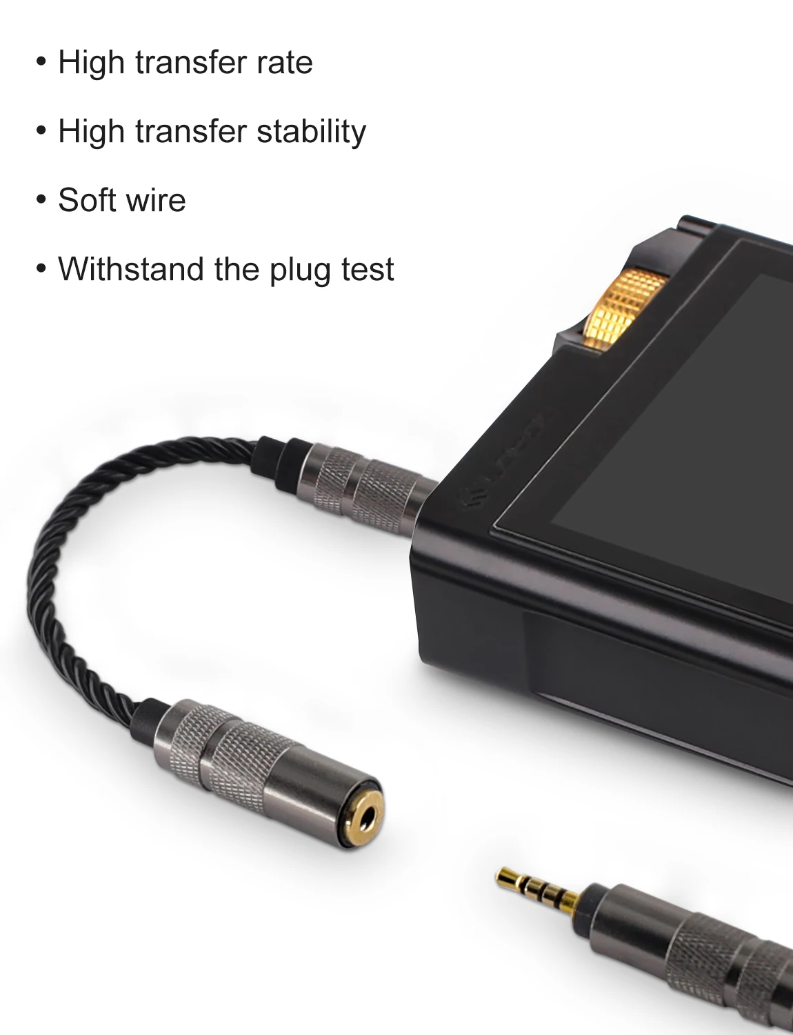 HiFi Balance Audio Cable 2.5mm to 3.5mm/2.5mm to 4.4mm/3.5 to 2.5mm/4.4 to 2.5mm/4.4 to 3.5mm Earphone Balanced Conversion Cable