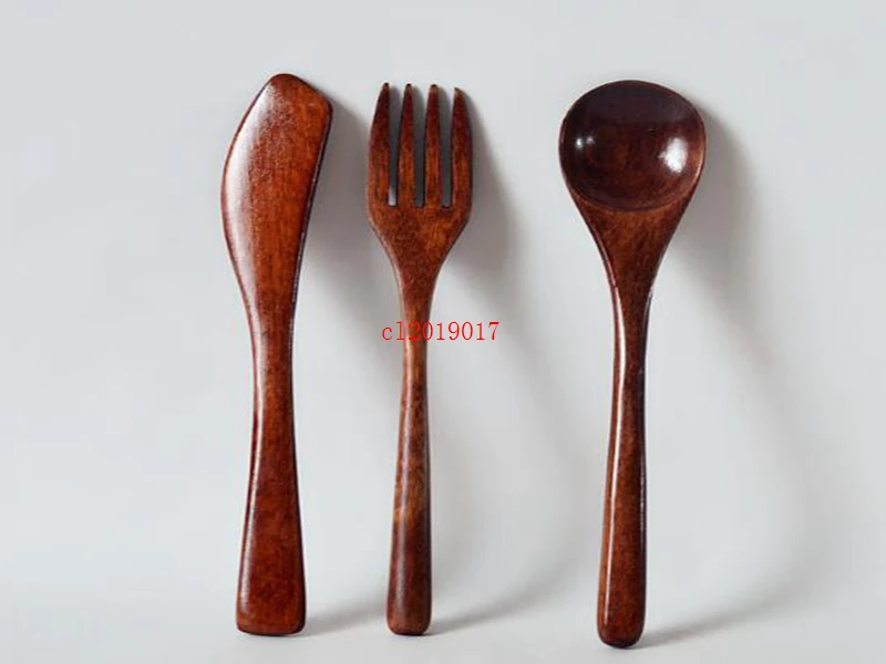 Portable spoon fork wooden knife wooden tableware