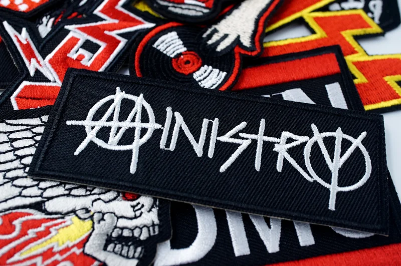 Bands Iron On Patches Apparel Sewing Fabric Handmade Appliques For Clothing Punk Rock Stickers Badges Parche