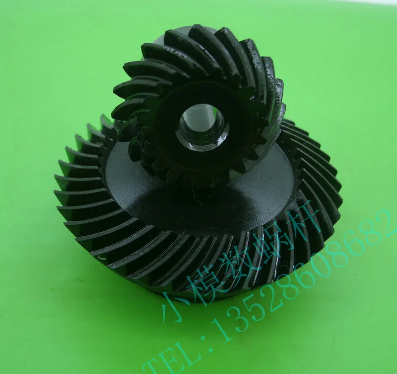 スパイラルベルギア比率1:2,大きなメカニカルパーツ,90度リバースリダクション,移動ギア,1.5モード