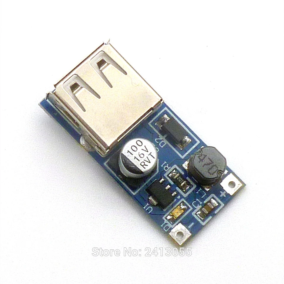 0.9V-5V to 5V DC-DC USB Voltage Converter Step Up Booster Power Supply Module