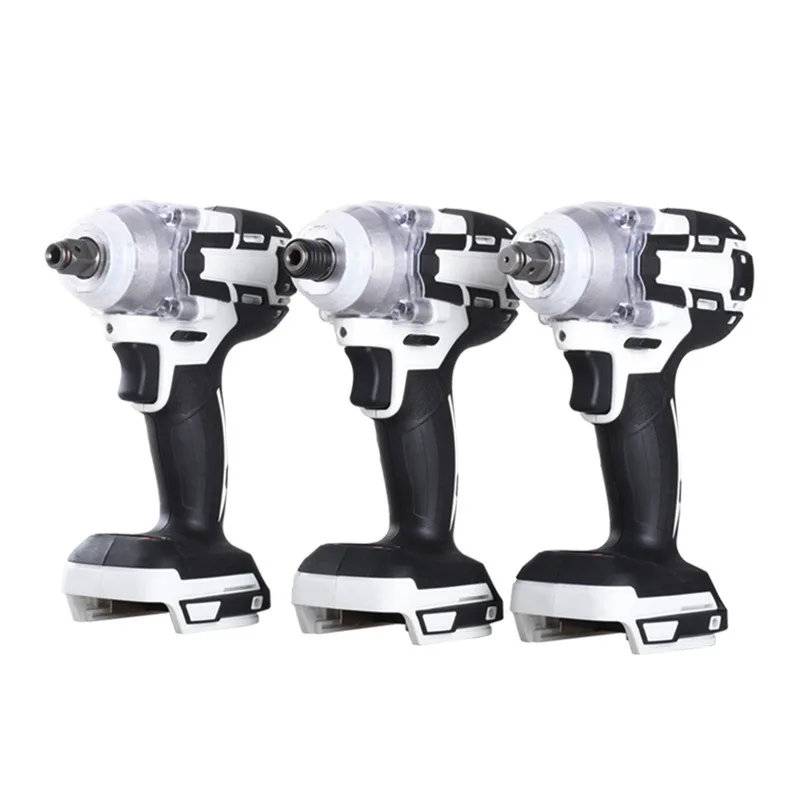 

Electric Rechargeable Brushless Impact Wrench Cordless 1/2 Socket Wrench Power Tool