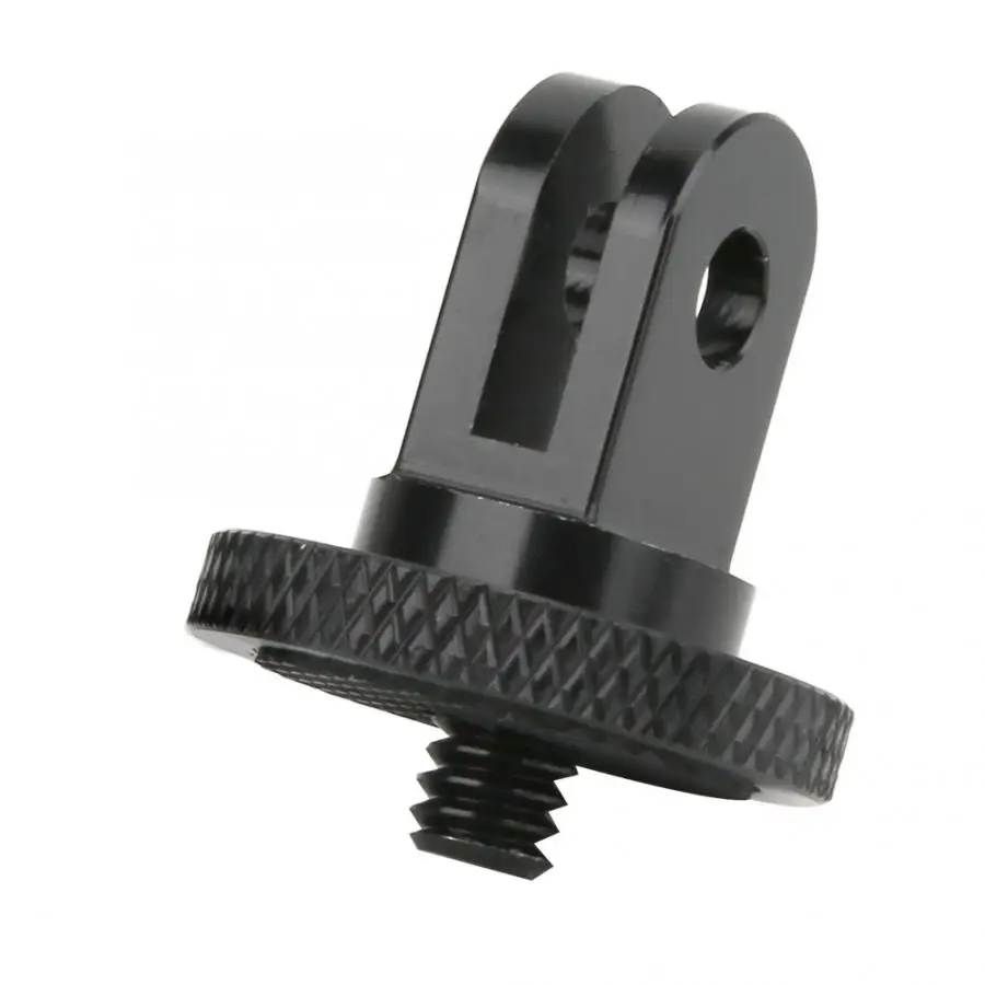 Aluminiumlegierung 1/4 Zoll Mini-Stativ-Adapterhalterung für GoPro Hero 12 10 9 8 5 Schwarz Sjcam M10 Xiaomi Yi 4K Eken Go Pro Zubehör – Detail 2
