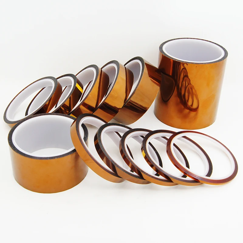 3D Printer Parts High Temperature Resistant Heat BGA Kapton Tape Polyimide Insulating Thermal Insulation Adhesive Tape