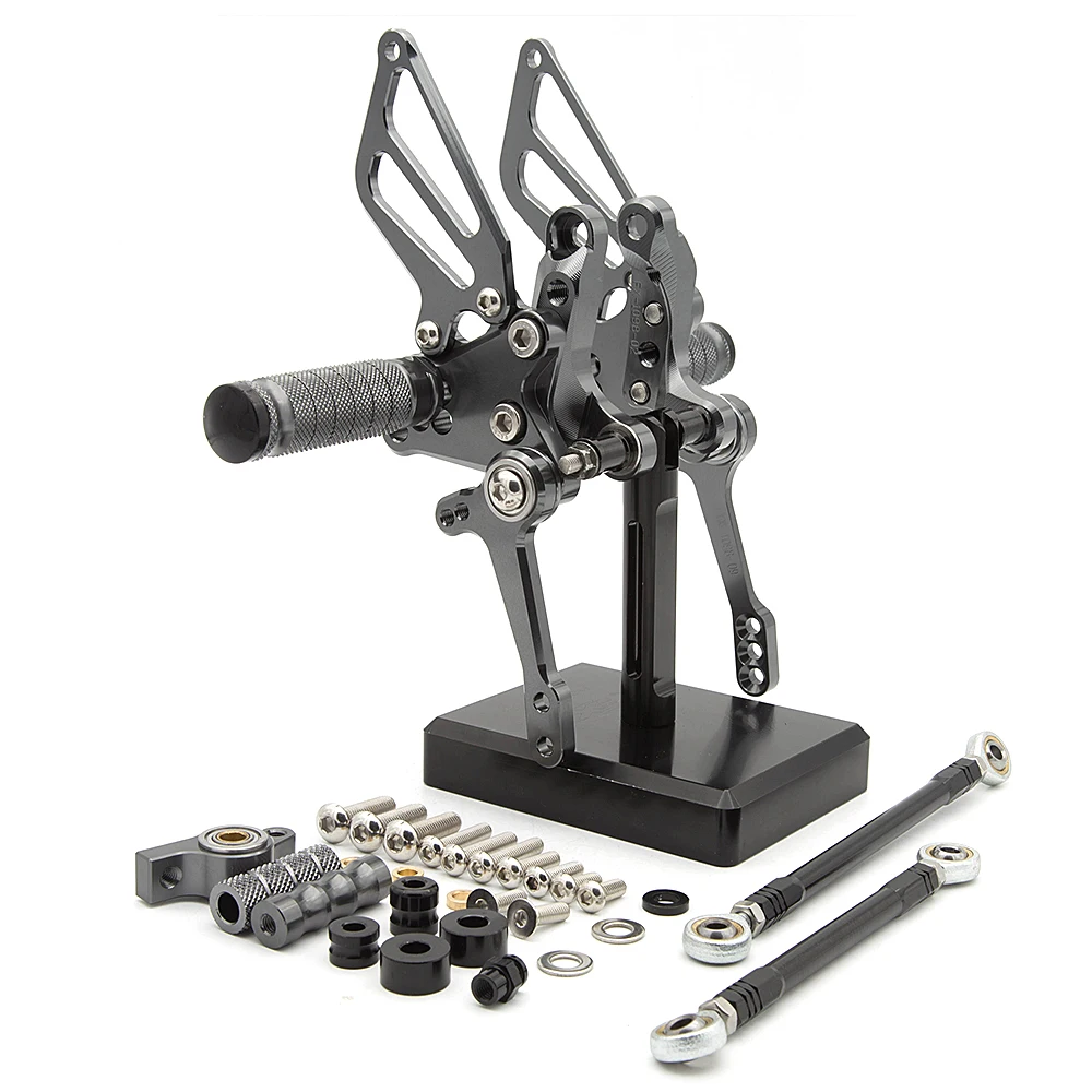 

For Ducati 848 848 EV0 2008-2013 GP Shifter Motorcycle Rearset Footrest Foot Pegs Rest CNC Adjustable Reversed Rearset