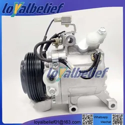 SV07C Compressor para Toyota Passo Daihatsu Terios Boon Subaru Justy 447190-6620 88310-B1070 447260-5054 Embreagem 4PK, Embreagem 4PK