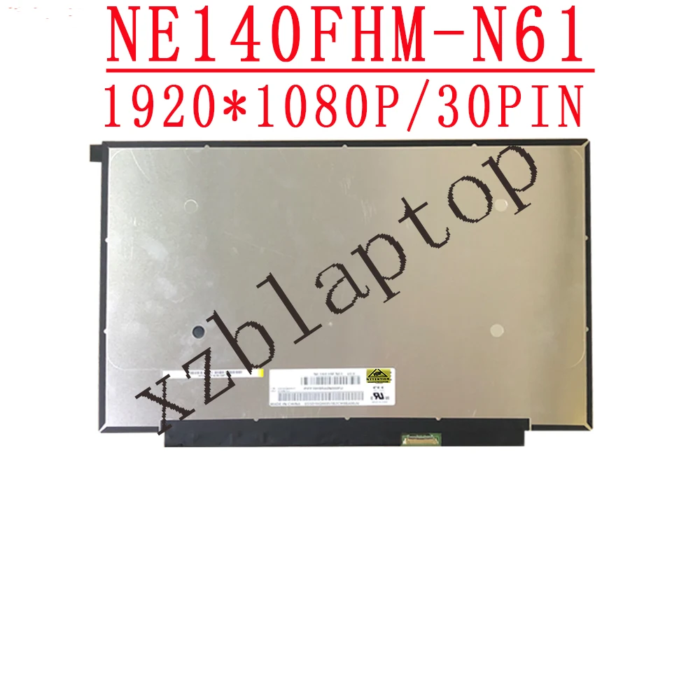 14.0'' 1920*1080IPS EDP 30PIN 72% color NE140FHM-N61 FRU 01YN155 FOR Update LENOVO T430 T430S T440S T450 Luminance 400Nits