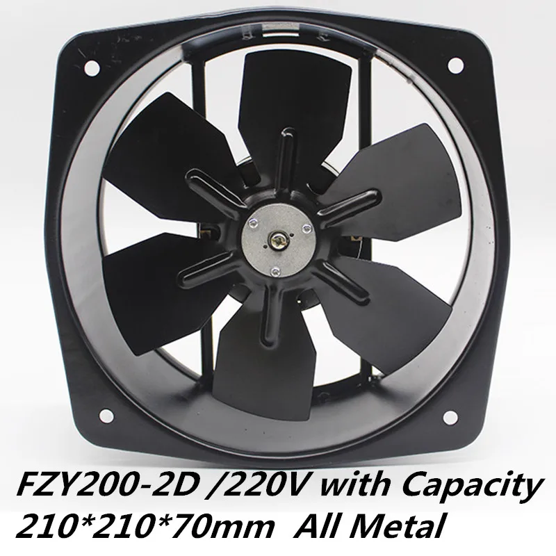 

Metal Blade 200FZY2-D Cooling Fan 220V 65W 0.3A High Temperature Copper Motor All metal Axial Fan