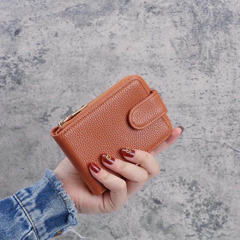 New Fashion Card Case Female Pu Leather Wallet Lady Multi-function All-in-one Bag Coin Purse Card Case