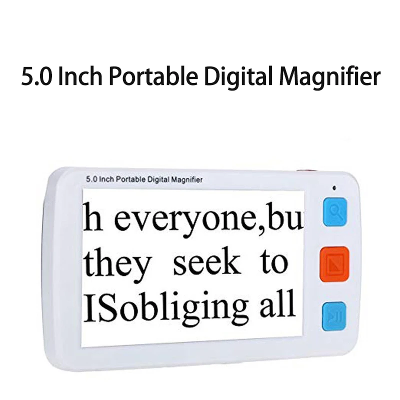 Lente d'ingrandimento digitale portatile da 5.0 pollici 4X-32X 5 modalità amplificazione lente d'ingrandimento Video regolata lente d'ingrandimento elettronica portatile