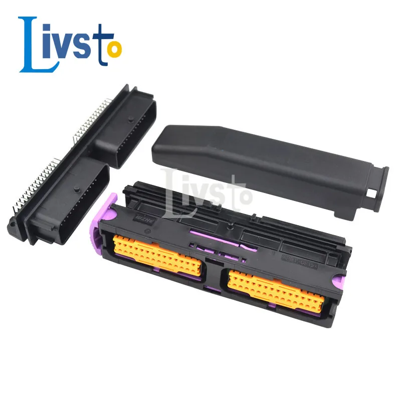 1 Set 56 Pin FCI Auto ECU Connector PCB Male Female Plug With Shell And Terminals Car Accessories 211PC562S0008 211PC562S8009