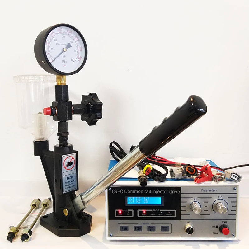 Tester wtryskiwaczy Common Rail CR-C S60H Kalibrator dysz Elektryczny kontroler dedykowany detektor elektromagnetyczny wtryskiwaczy