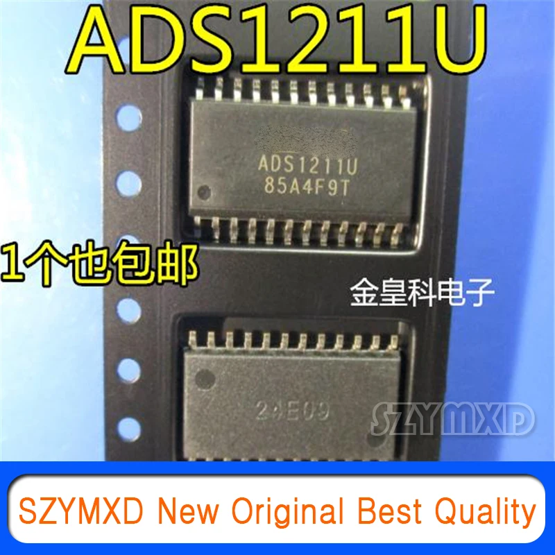 5Pcs/Lot New Original ADS1211U ADS1211 SOIC24 analog-to-digital Converter Chip In Stock