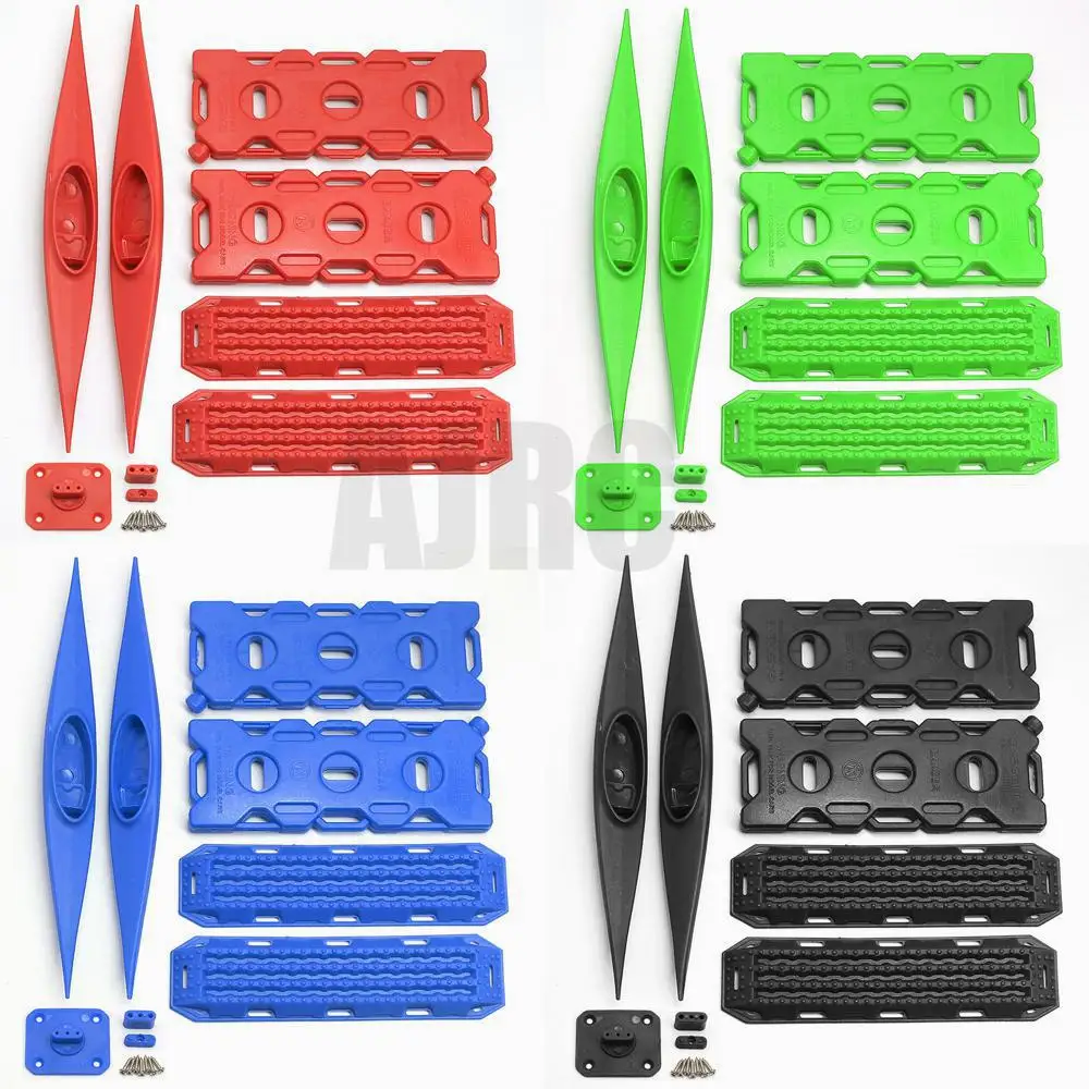 

6pcs Rescue Board Spare Fuel Tank Kayak Model Decoration For 1/10 RC Crawler Car Trax TRX4 TRX6 G63 D90 D110 Axial SCX10 g63